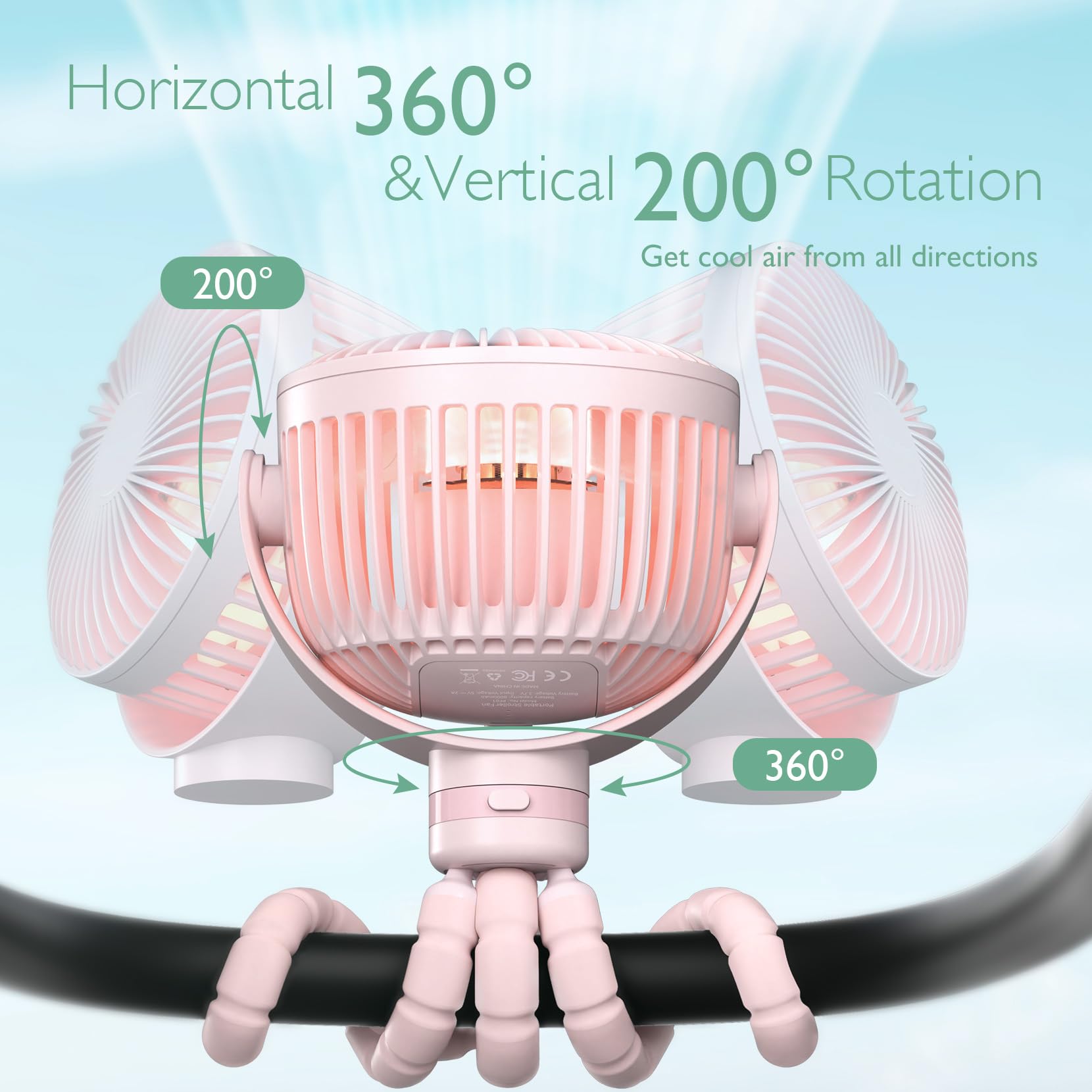 Momcozy comparación de tamaño con mano, demuestra portabilidad y escala