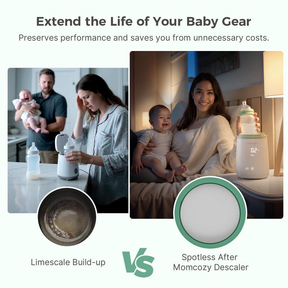 Momcozy esterilizador limpio tras uso, higiene segura para bebé