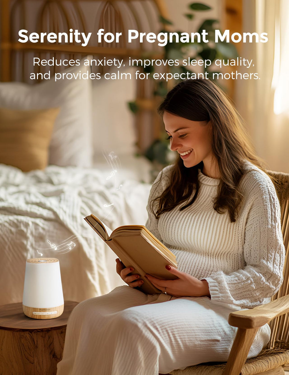 Momcozy luz nocturna con siete colores para ambiente relajante