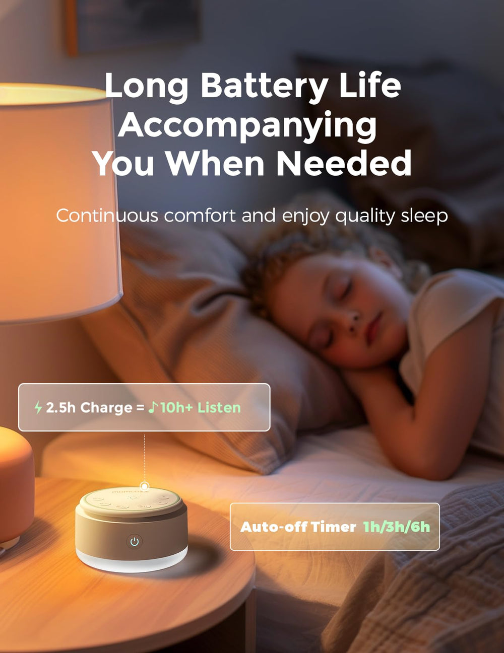 Momcozy luz nocturna encendida con brillo medio que permite revisiones sin despertar