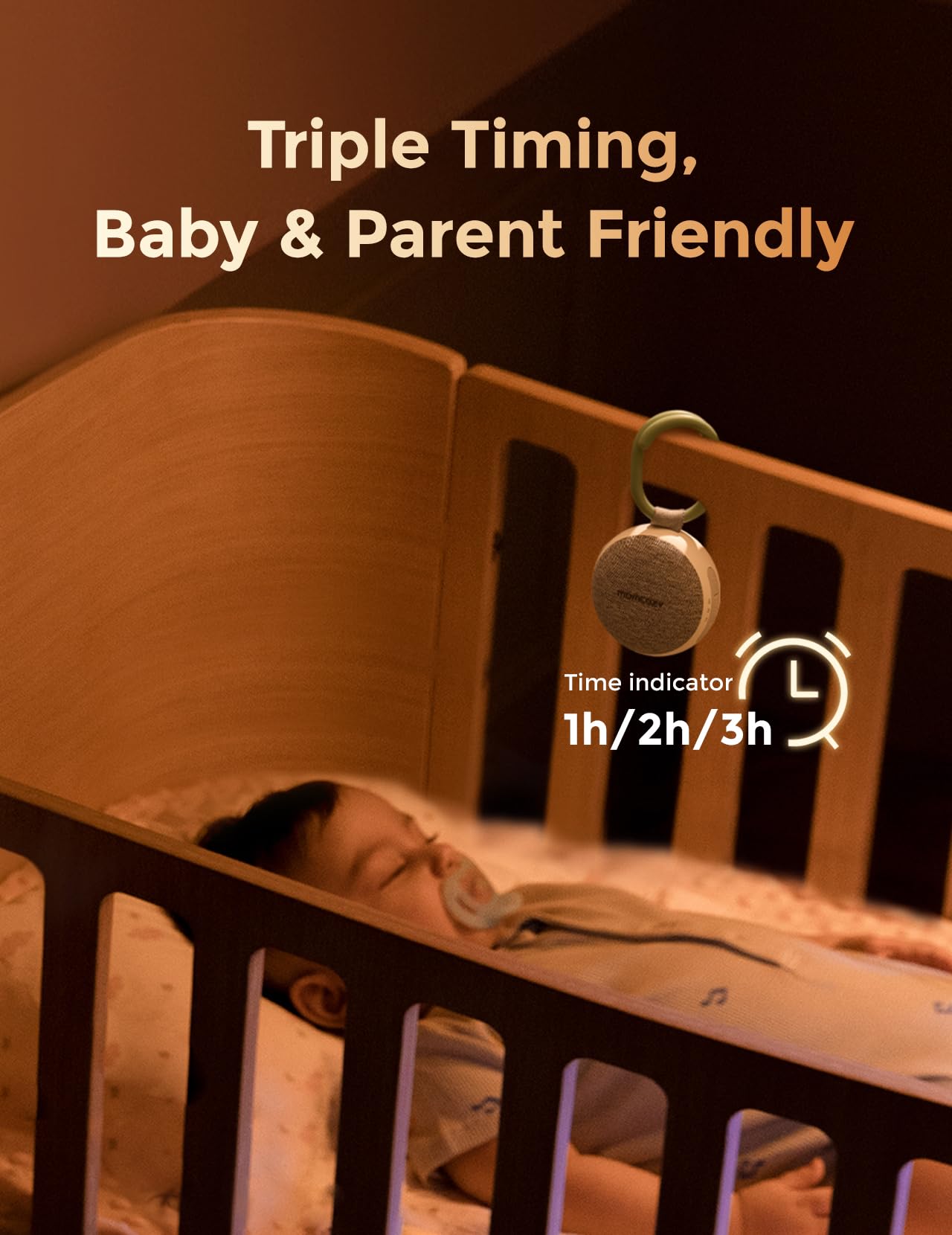 Momcozy superficie exterior y acabado fácil de limpiar que resiste uso diario