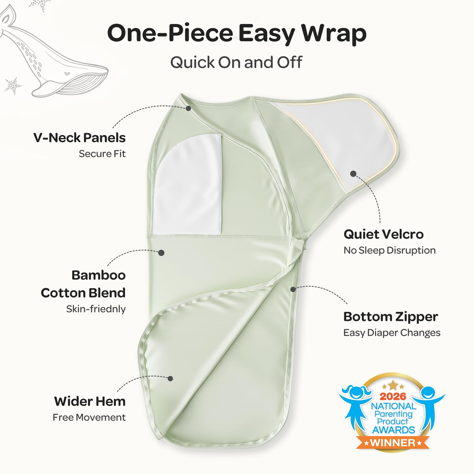Momcozy detalle del tejido suave de viscosa de bambú que mantiene fresco
