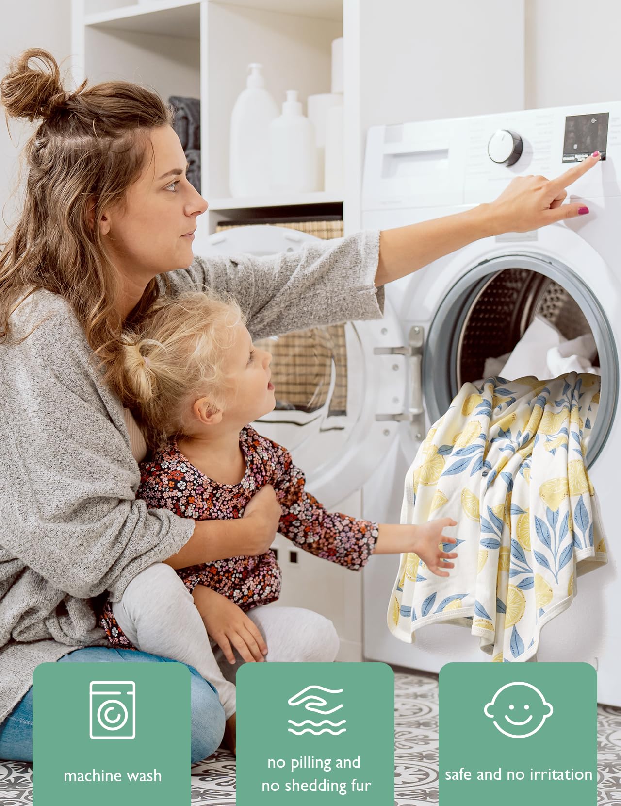 Momcozy toalla empaquetada en caja lista como regalo práctico