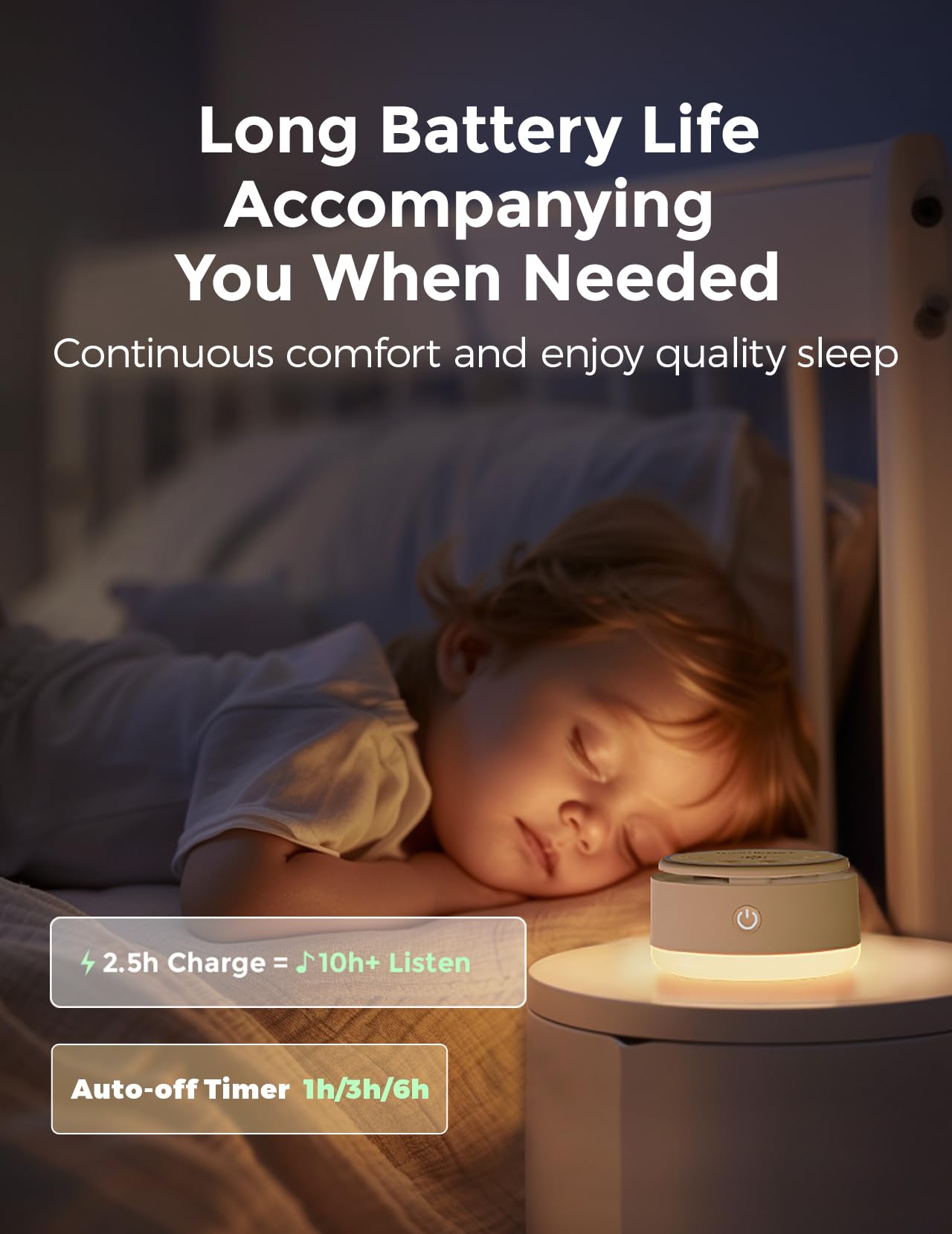 Momcozy en maleta y mesita de hotel para mantener la rutina de sueño