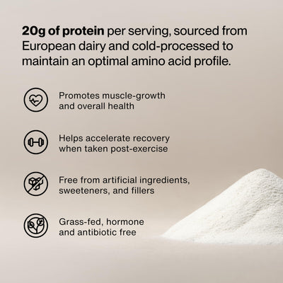 Momentous scoop measuring 20g protein for accurate servings