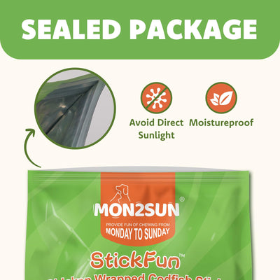MON2SUN palito junto a regla para comparación de tamaño real