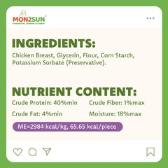 MON2SUN etiqueta con información nutricional y composición clara