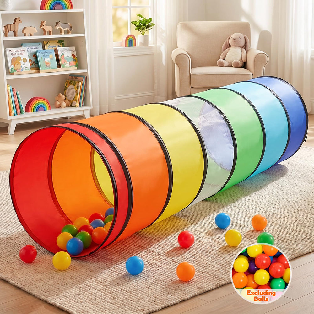 Moncoland tunnel set up outdoors for portable supervised play