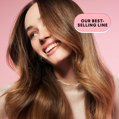 MONDAY HAIRCARE detalle de etiqueta mostrando ingredientes y beneficios