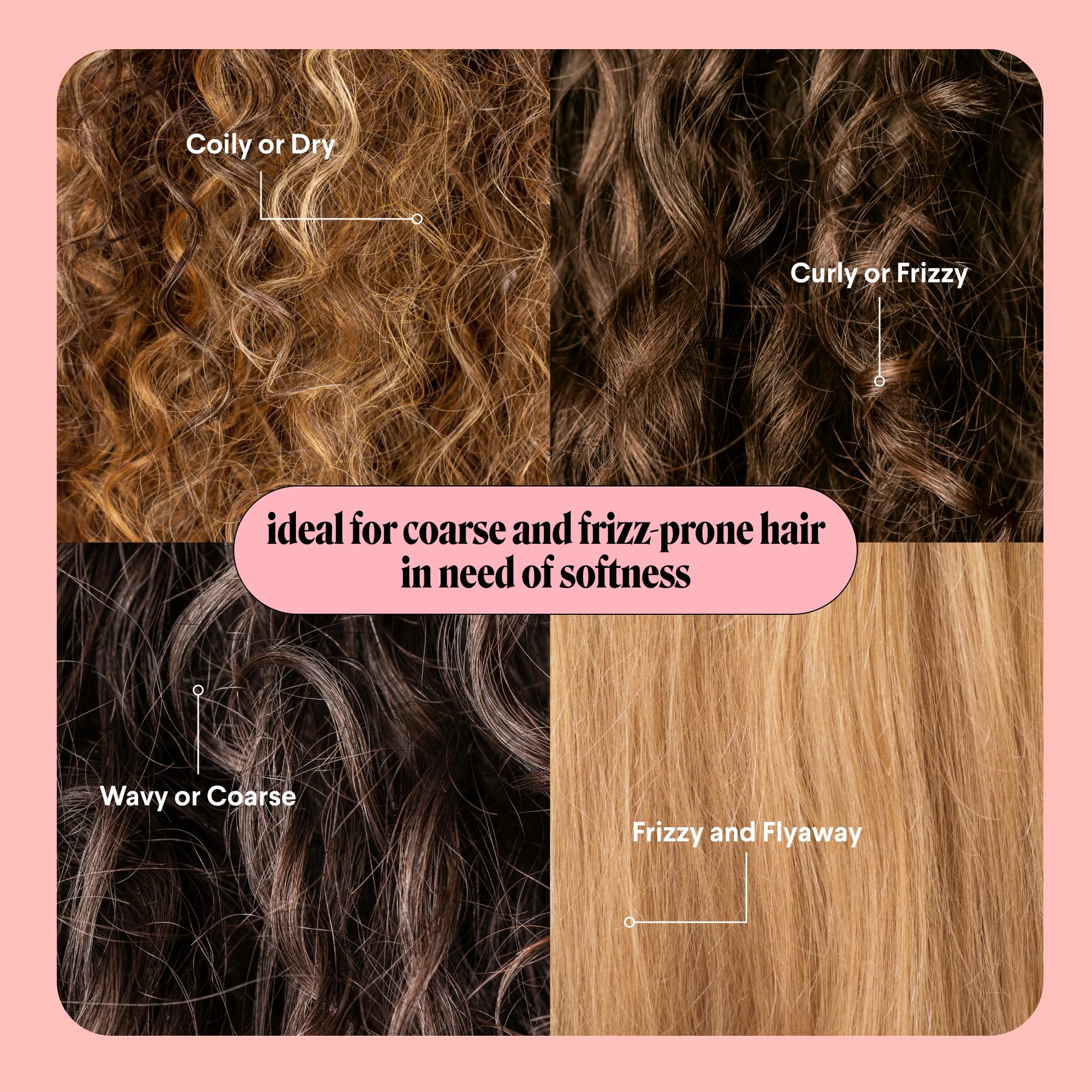 MONDAY HAIRCARE resultado rizos antes y después con menos frizz