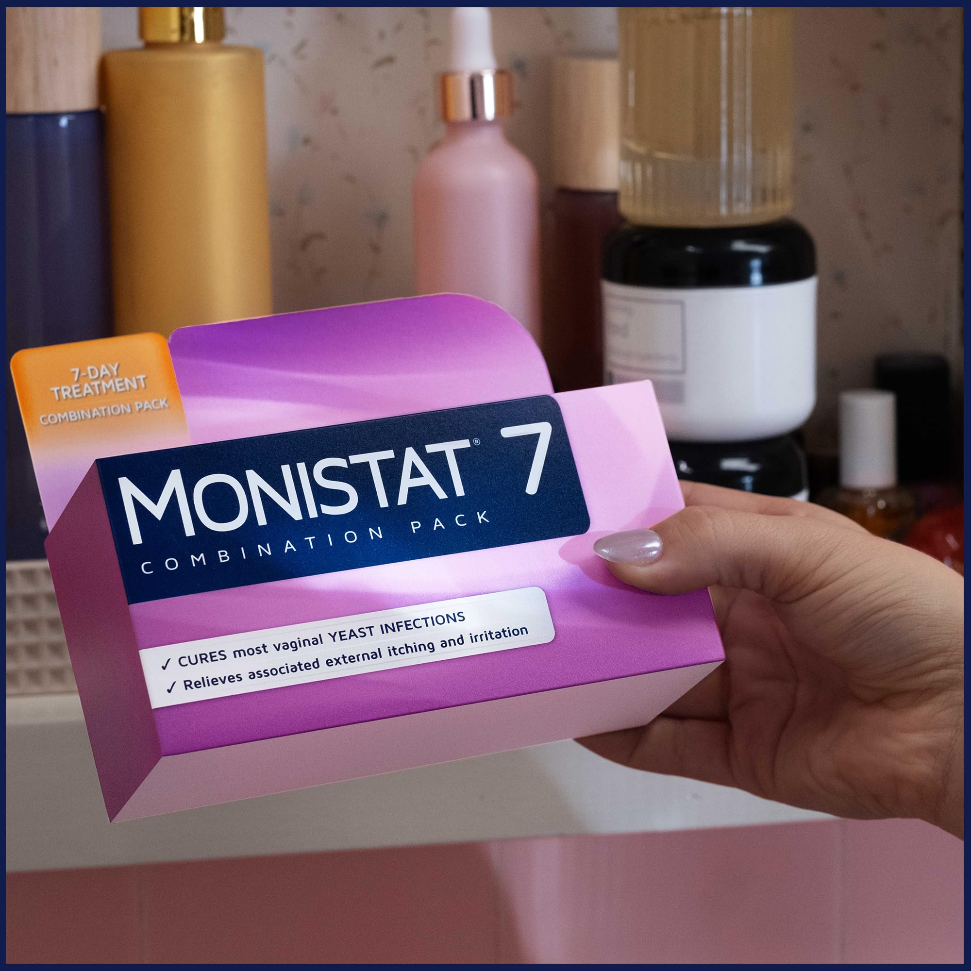 Monistat aplicador desechable detalle para dosificación precisa