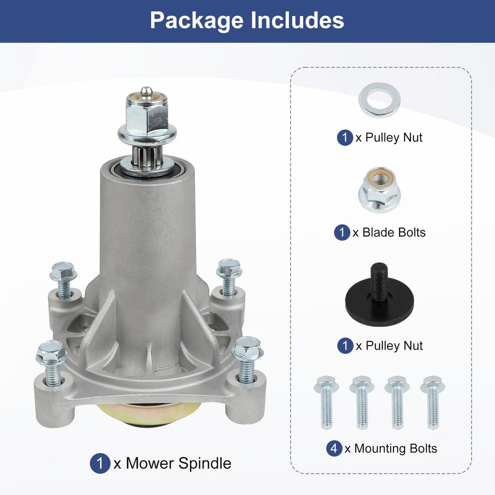 MONKEMON spindle five-point blade mount detail highlighting secure blade attachment
