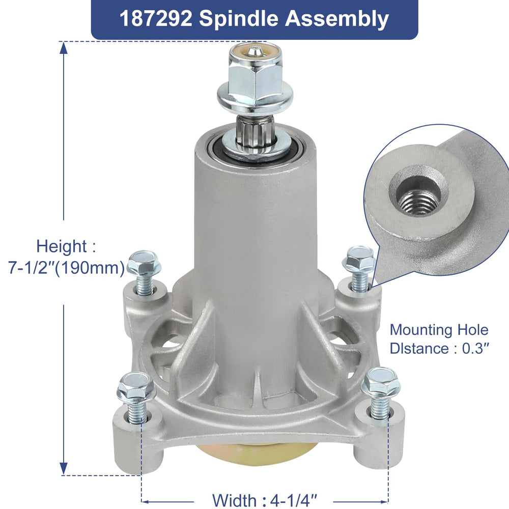 MONKEMON spindle close-up of pulley area demonstrating correct spacer fit and alignment benefit