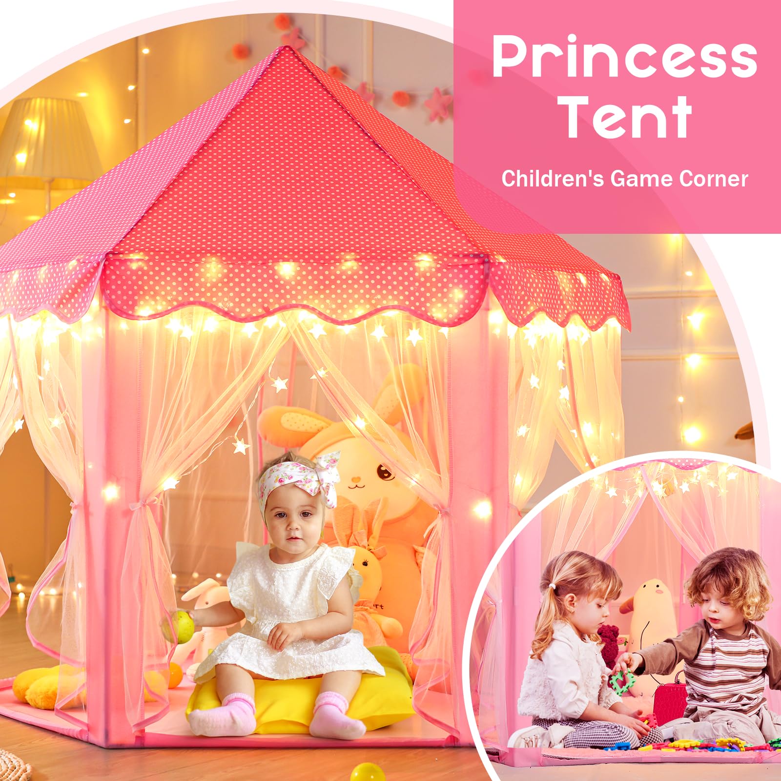 Monobeach tienda montada en jardín, ideal para juegos al aire libre