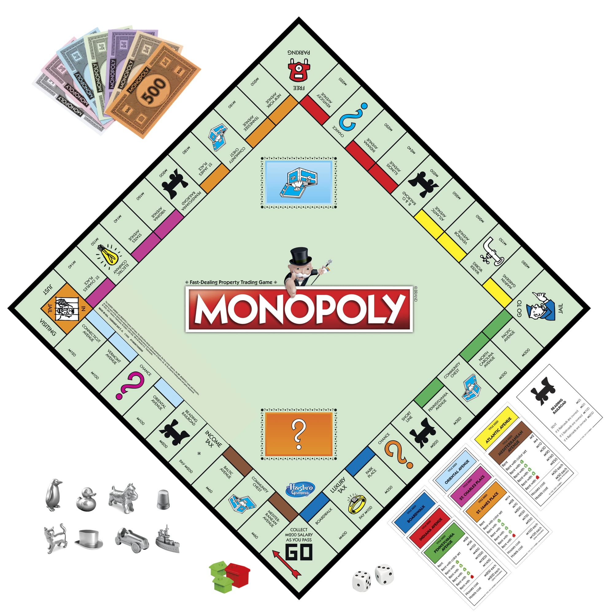 Monopoly fichas detalladas con formas icónicas, personalizan cada partida