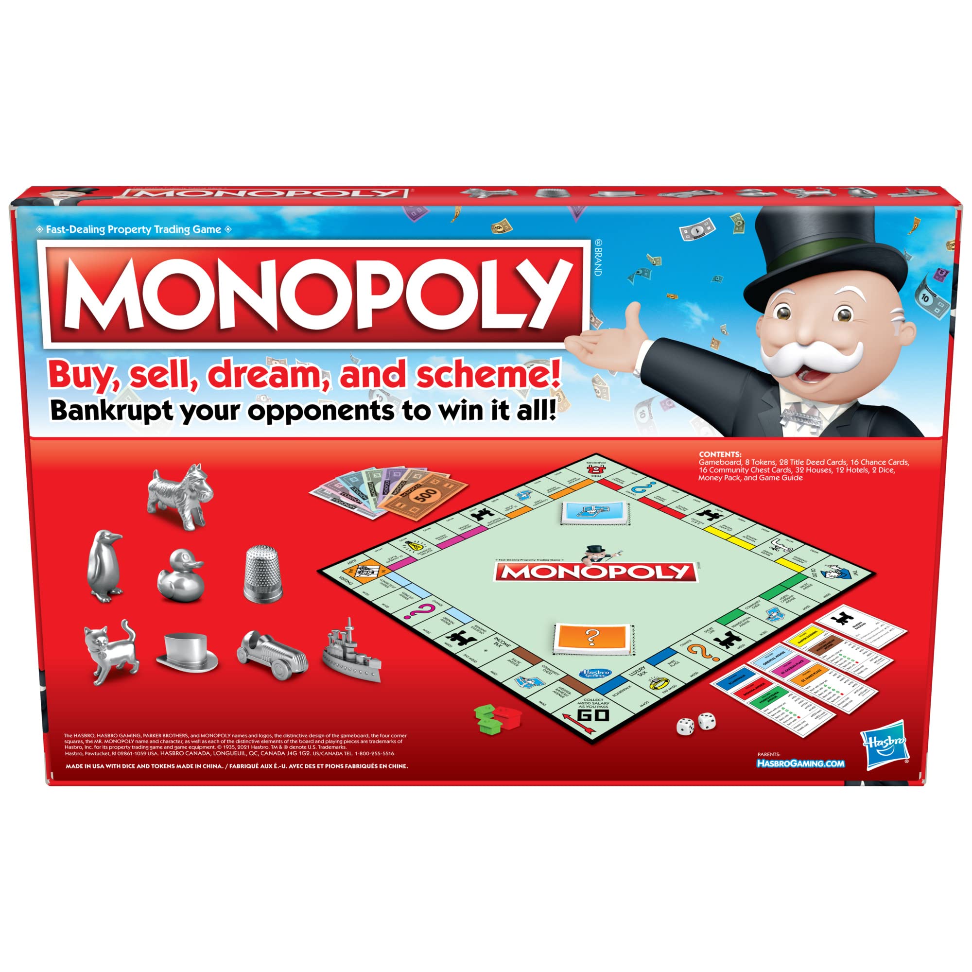 Monopoly tablero completo desplegado para ver calles y esquinas, facilita la estrategia