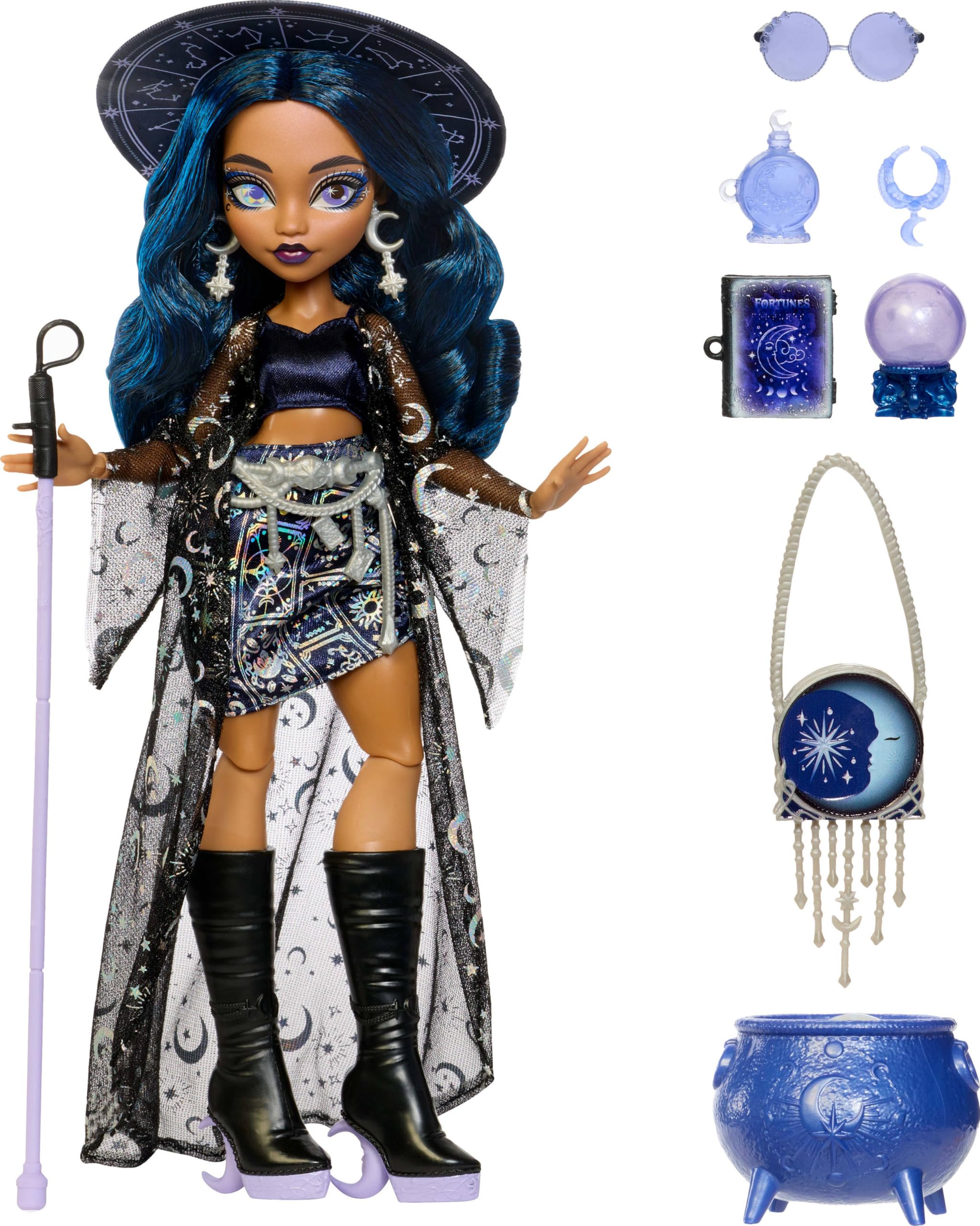 Monster High Claire de Luna en escena escolar inspirando juego narrativo
