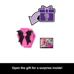 Monster High Draculaura accesorios con invitación y caja regalo para jugar