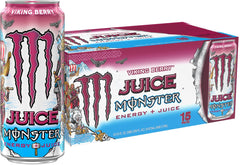 Monster Viking Berry front can showing vibrant berry label and ready-to-drink benefit