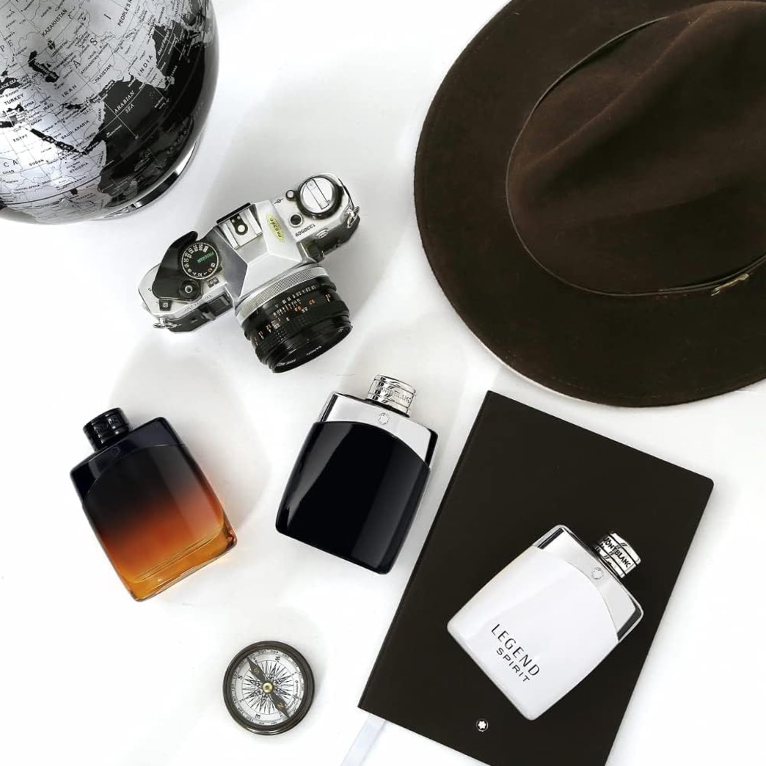 MONTBLANC comparación de tamaño 100 ml útil para elegir presentación