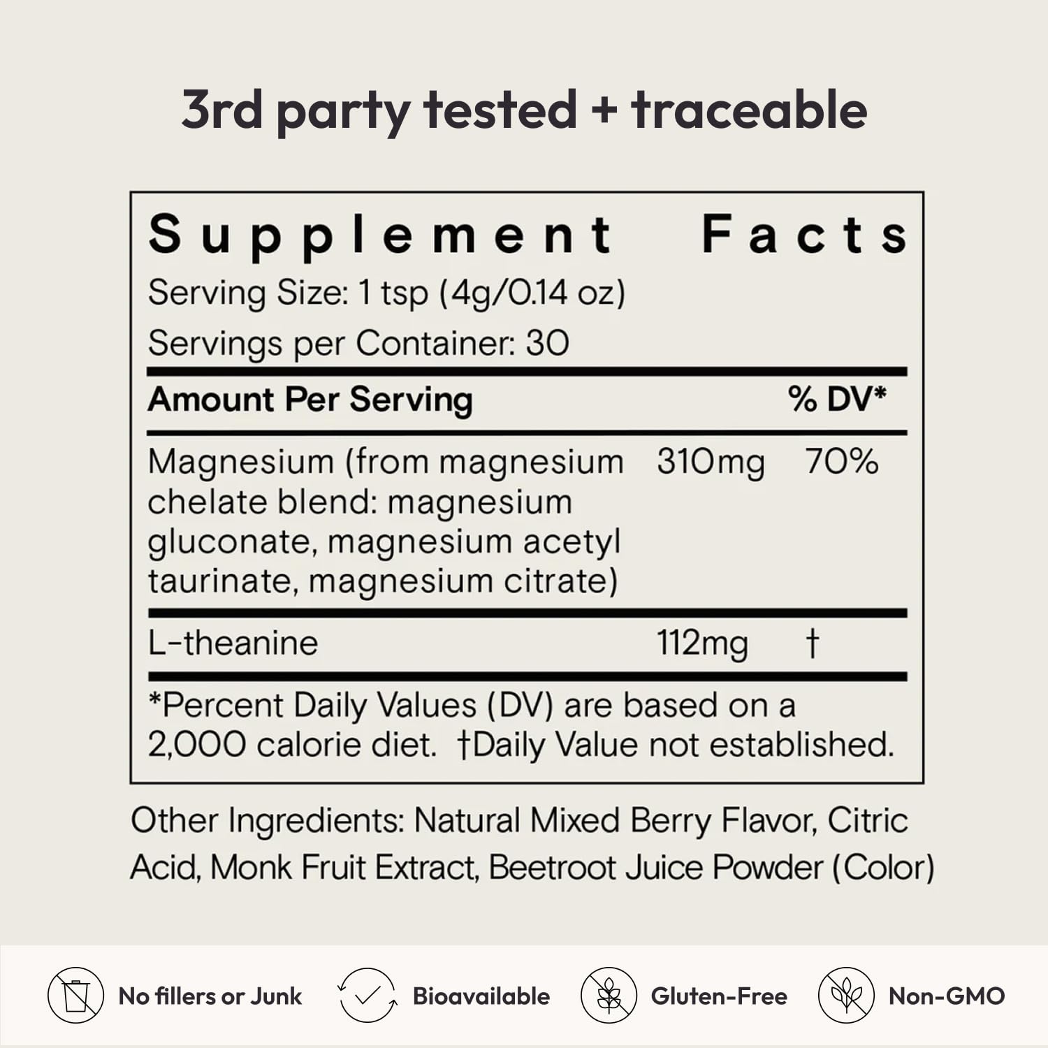 Moon Juice polvo berry textura fina para disolución rápida y absorción