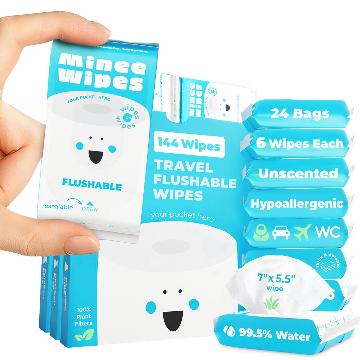 MOONIES paquete frontal compacto mostrando diseño y practicidad para viajes