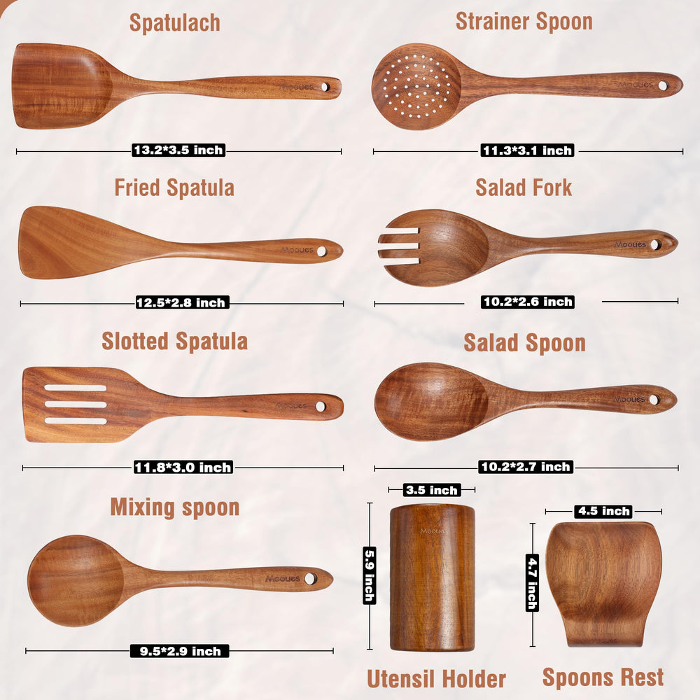 Mooues soporte con reposa-cucharas en encimera, evita salpicaduras