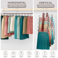 MORALVE horizontal mode with skirts displayed for effortless outfit selection