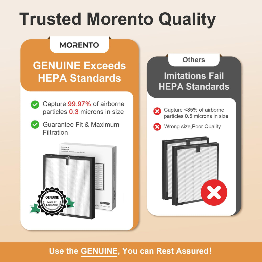 MORENTO etiqueta con número de modelo HY4866 y guía de compatibilidad