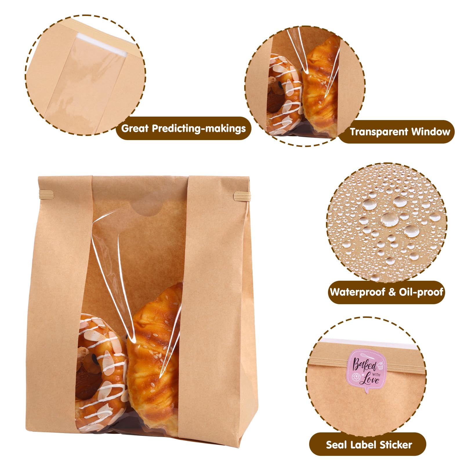 Kit Moretoes con 120 bolsas y 144 etiquetas, solución económica para reposición rápida