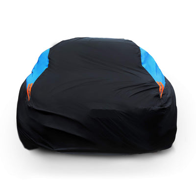 MORNYRAY front view blue cover on sedan protecting paint