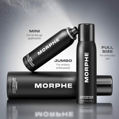 MORPHE spray en uso sobre modelo para fijación visible