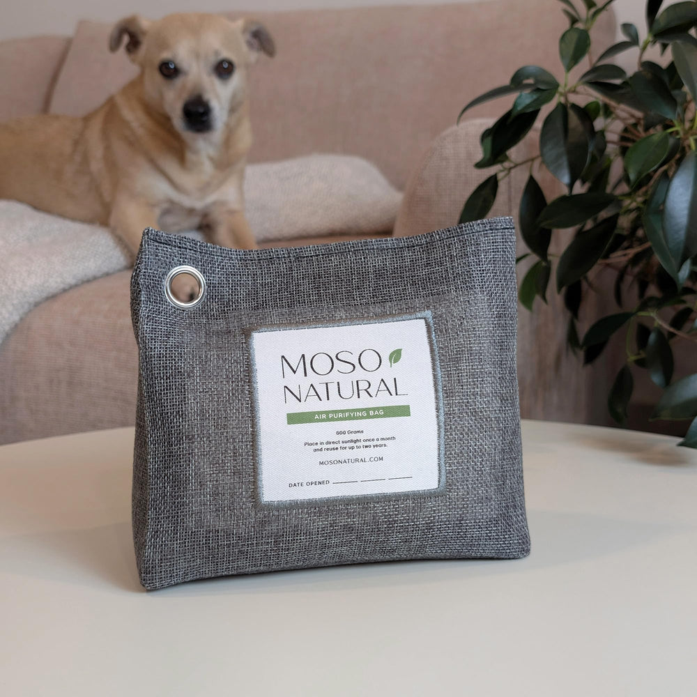 MOSO NATURAL bolsa expuesta al sol para recarga mensual, mantiene eficacia por años