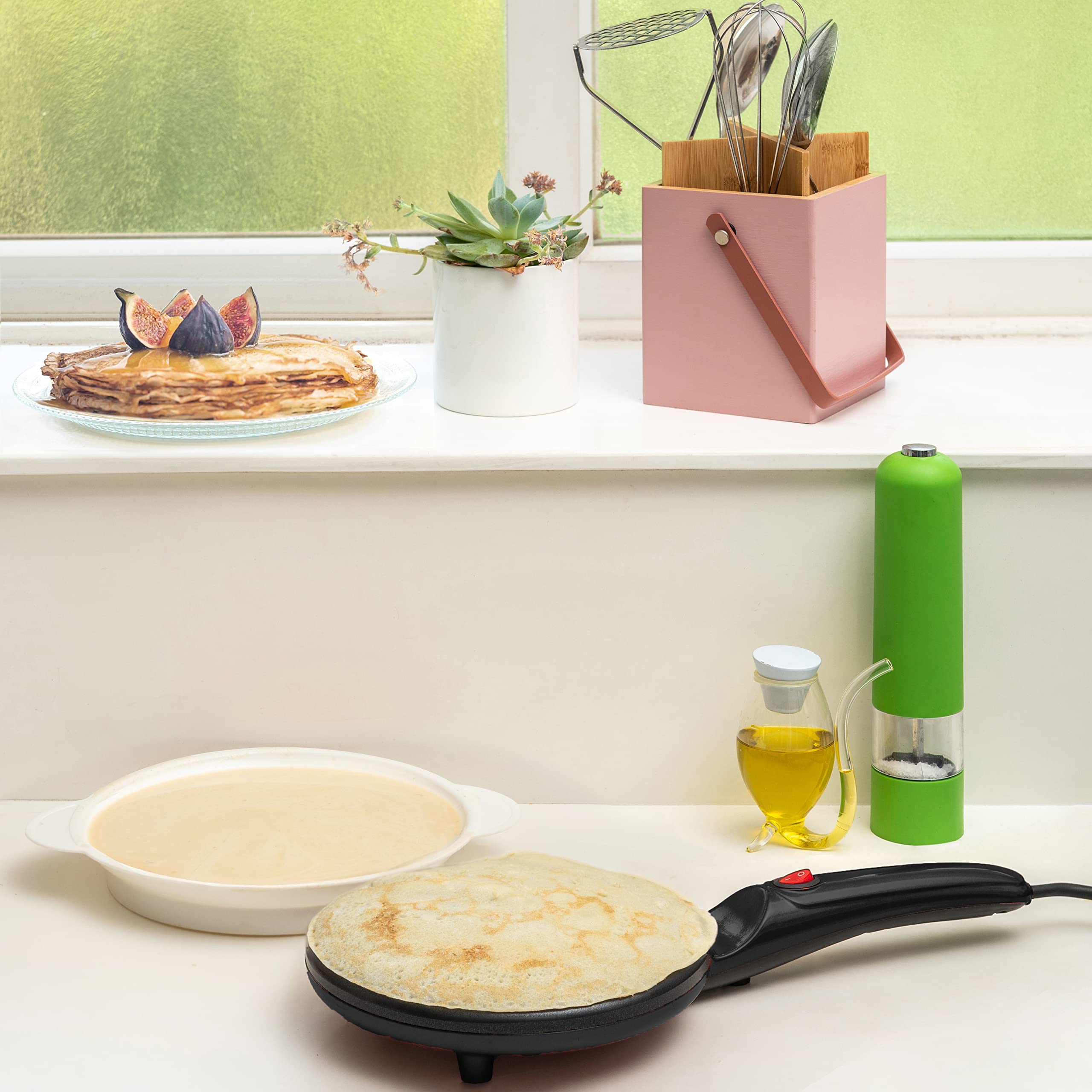 Moss & Stone wiped clean nonstick surface showing easy-clean benefit