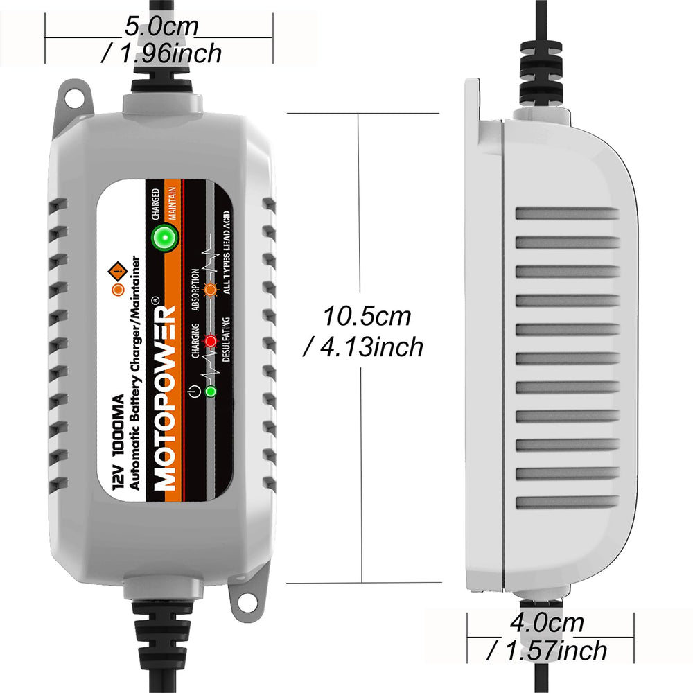 MOTOPOWER cables largos desplegados para acceso a baterías lejanas