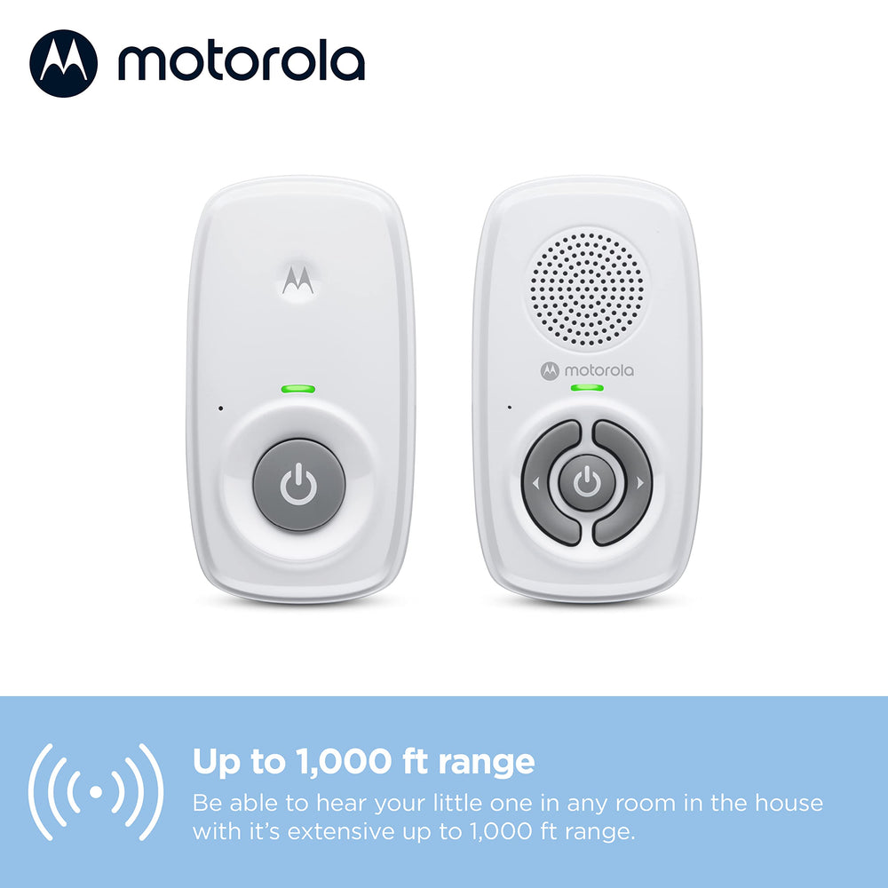 Motorola Nursery AM21 unidad parental portátil en mano para movilidad y supervisión fácil