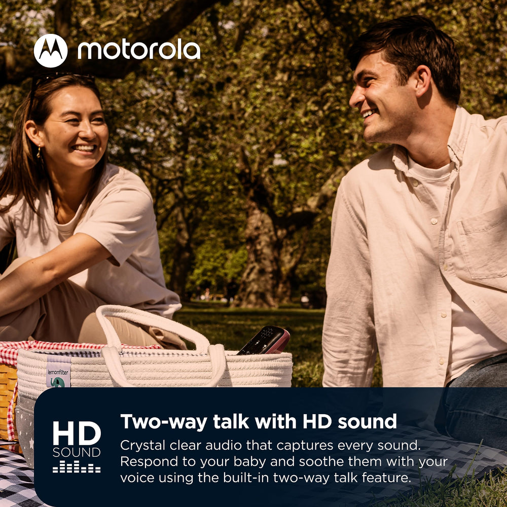 motorola nursery USB-C charging port detail for fast convenient recharging benefit
