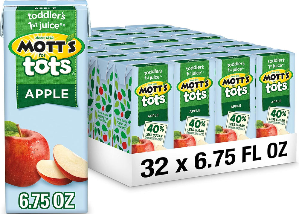 Mott's caja frontal mostrando diseño y porción conveniente