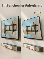 Mounting Dream perfil delgado montado en pared, ahorro de espacio y estética