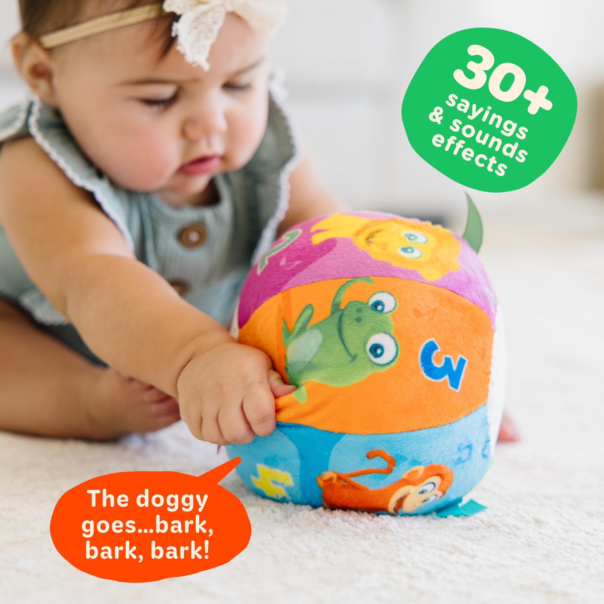 Move2Play detalle de textura plush doble para agarre seguro y suave