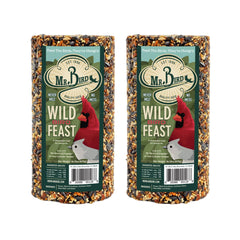 Mr. Bird front packaging cylinder 2-pack showing product and weight benefits