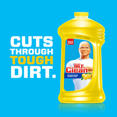 Mr. Clean limpiando encimera de cocina, elimina residuos y deja aroma fresco Summer Citrus