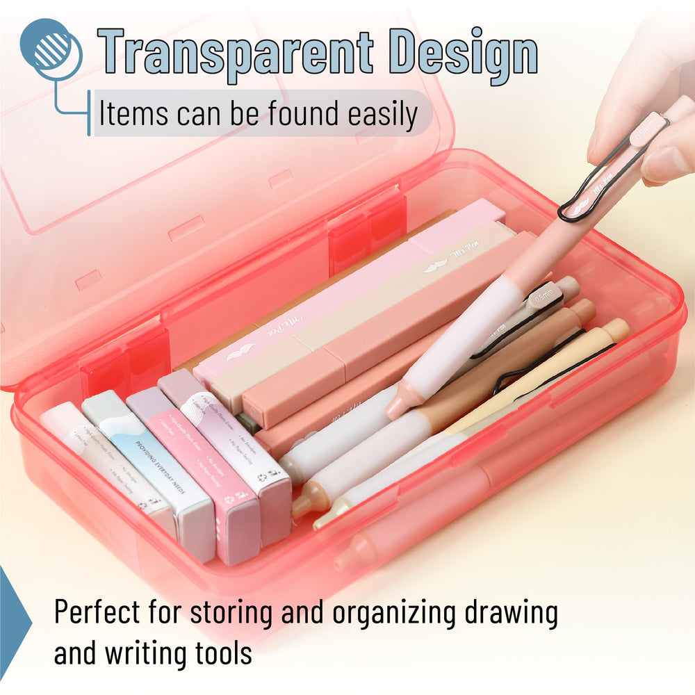 Mr. Pen open box filled with pencils showing neat, protected interior storage