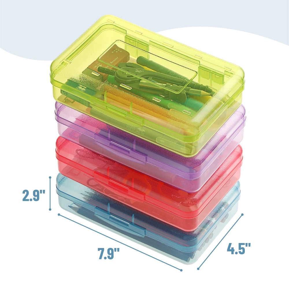 Mr. Pen transparent box detail showing clear visibility of contents for quick access
