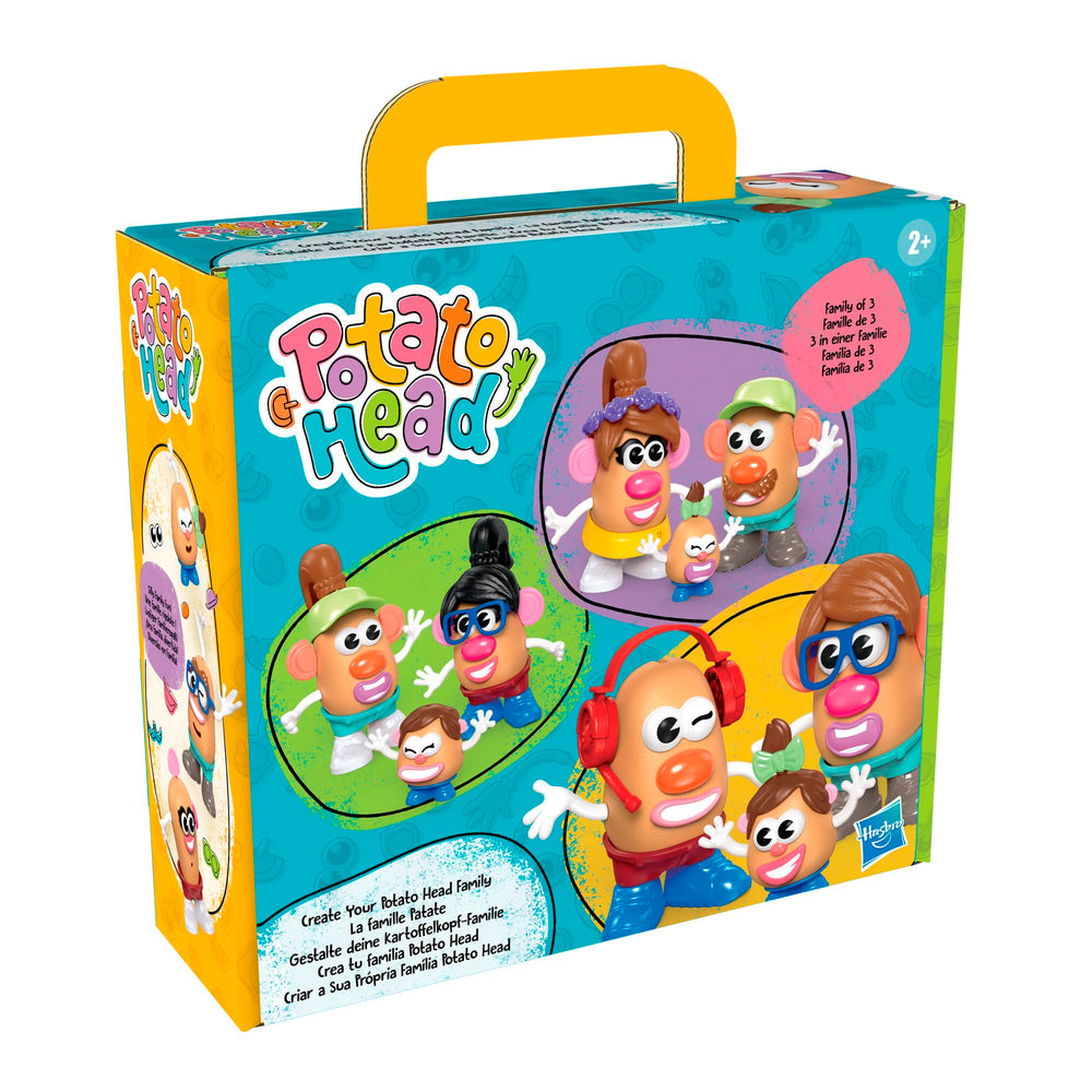 Mr. Potato Head cuerpos y accesorios organizados para mezclar y crear personajes