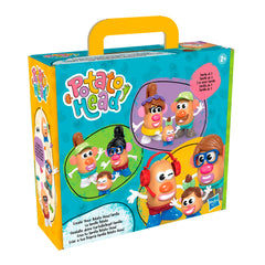 Mr. Potato Head cuerpos y accesorios organizados para mezclar y crear personajes