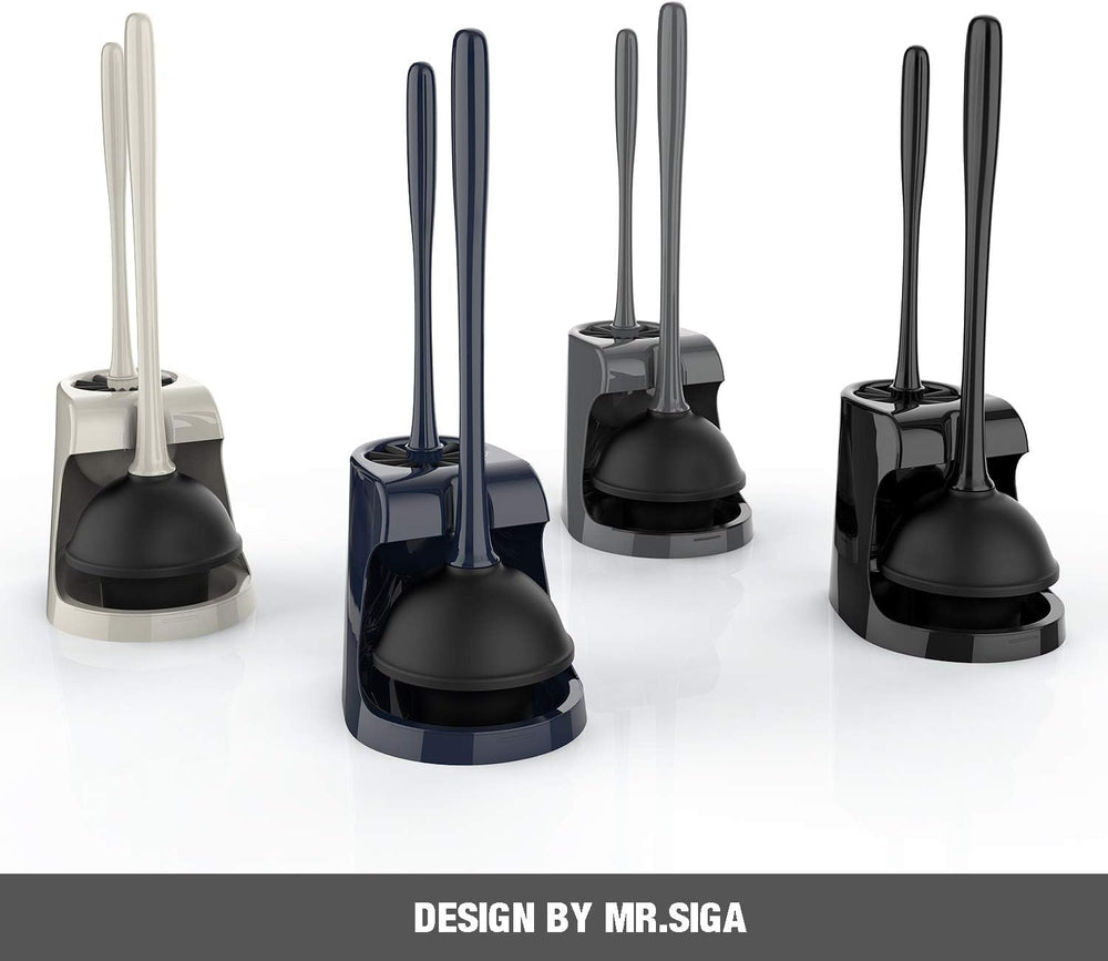 MR.SIGA ambiente de baño estilizado con el set colocado como accesorio funcional