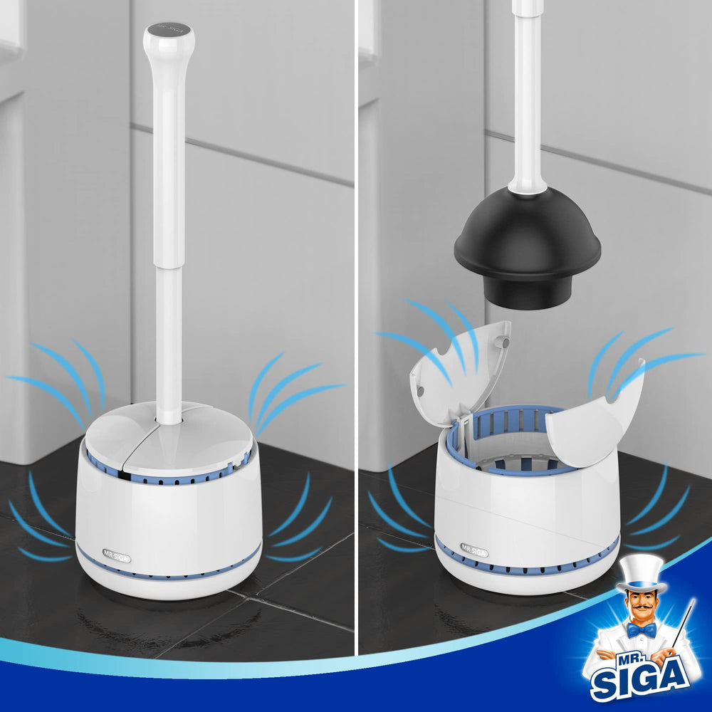 MR.SIGA comparación de tamaño para ver escala y almacenamiento compacto