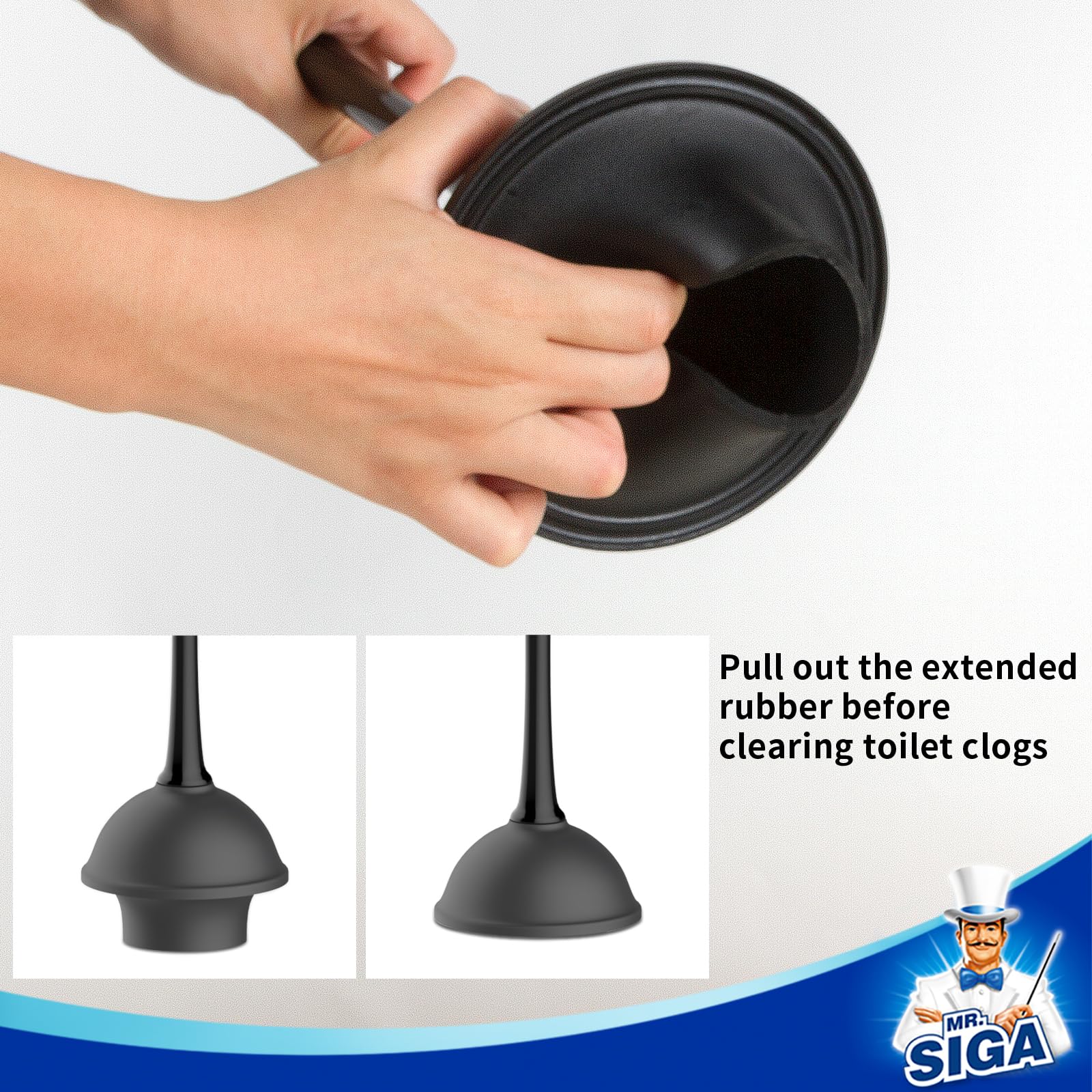 MR.SIGA comparación de tamaño junto a otros objetos, compacto y práctico