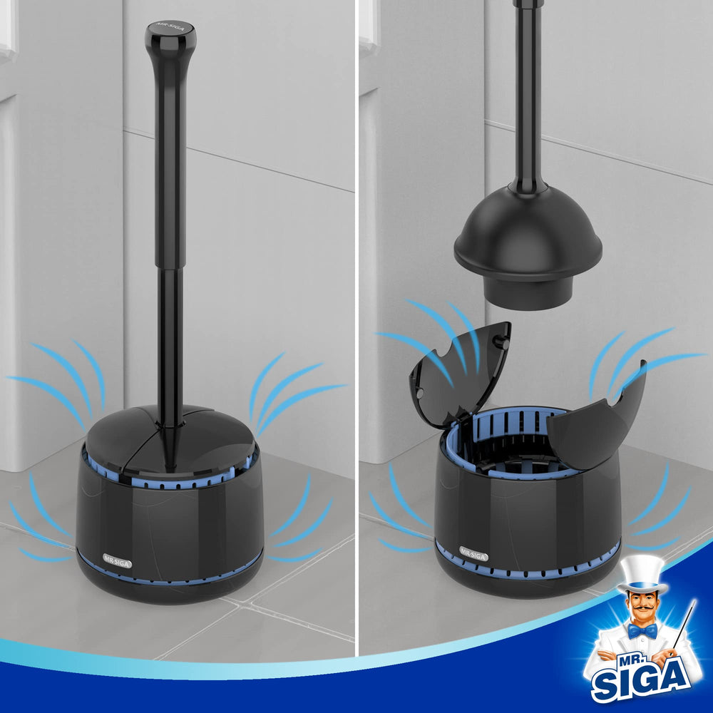 MR.SIGA comparación de tamaño junto al inodoro, ajuste compacto
